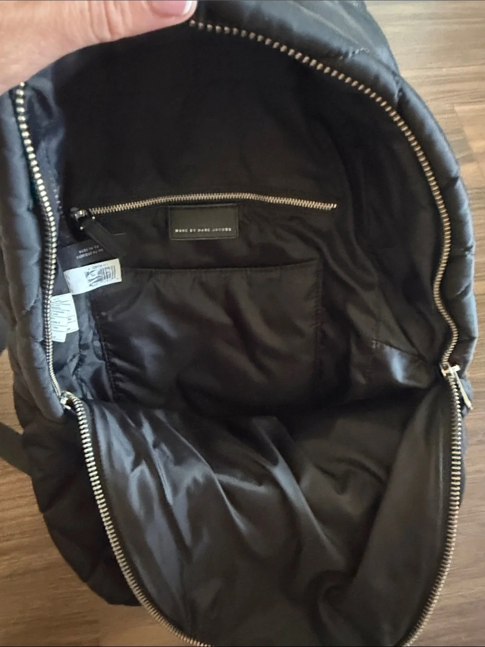 Marc Jacob’s Quilted Black Nylon Backpack - Compact Everyday Bag